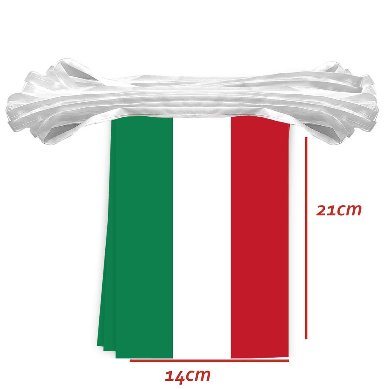 30 PCS Hungary Flag Bunting,33 FT Hungarians National String Decoration, Decor Banner for Outdoor Indoor Patio Yard Classroom Club image number 3