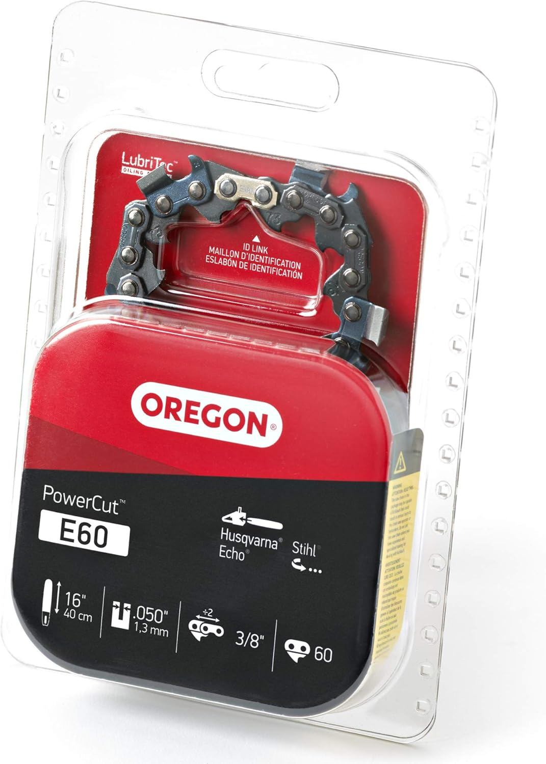 Oregon E60 Powercut 16-Inch Chainsaw Chain, Fits Husqvarna, Stihl, Echo
