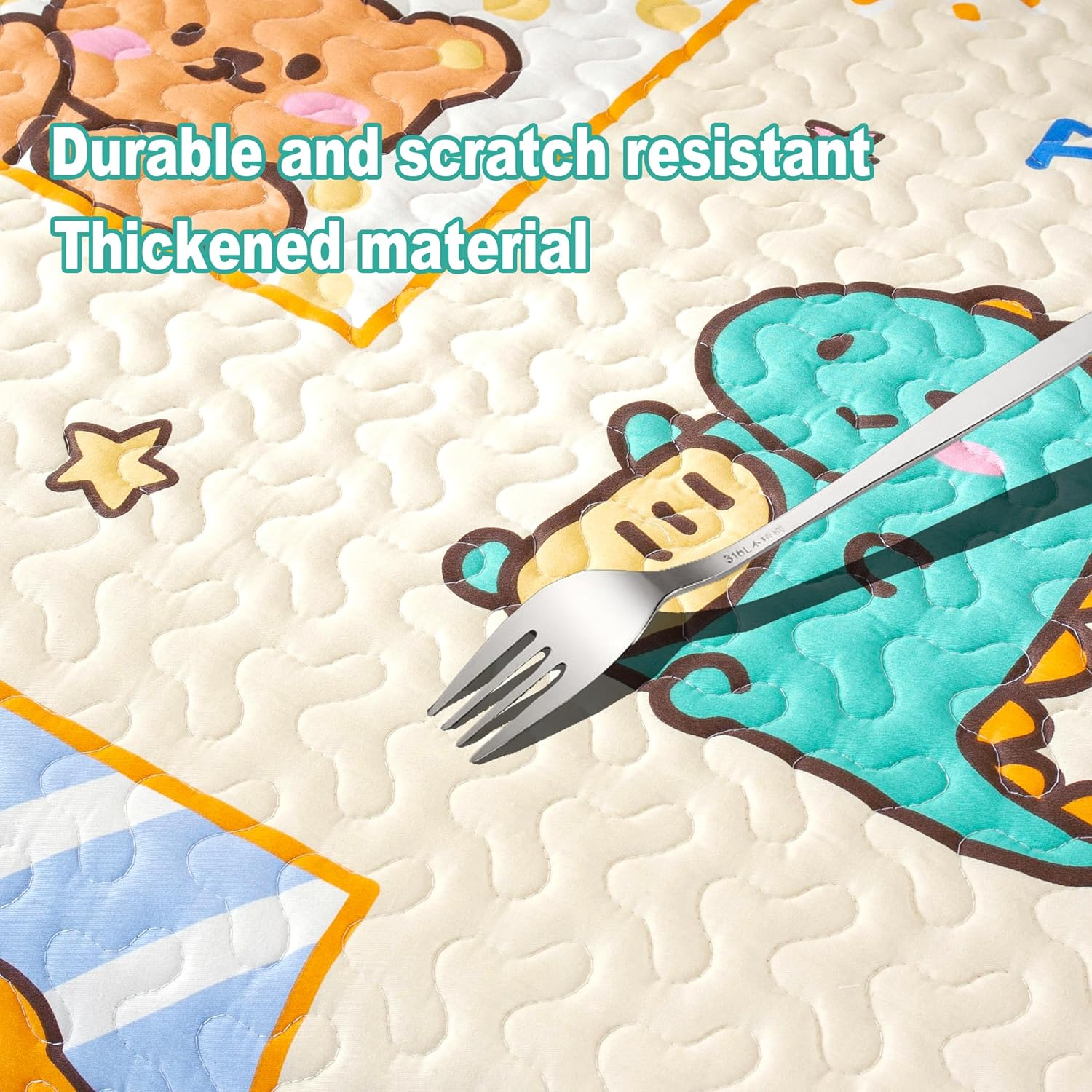 Hexagonal 75X75" Dog Pen Urine Pad, [PLAYPEN Not Included!] Reusable Whelping Playpen Crate Washable Pet Mattress, Training Pad for W36" Panel Hexagonal Pet Fence