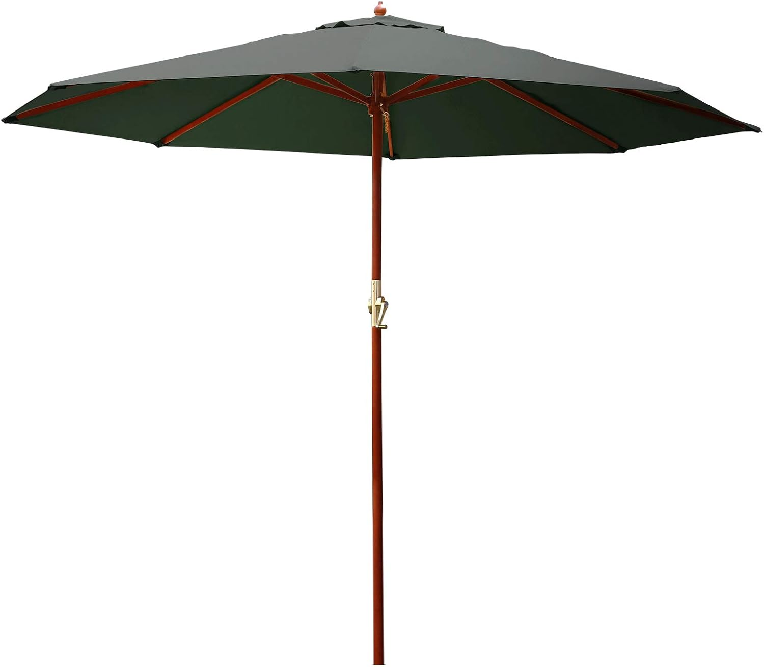 Instahut Umbrella Outdoor Pole Umbrellas Stand Sun Beach Garden Deck Charcoal 3M image number 1