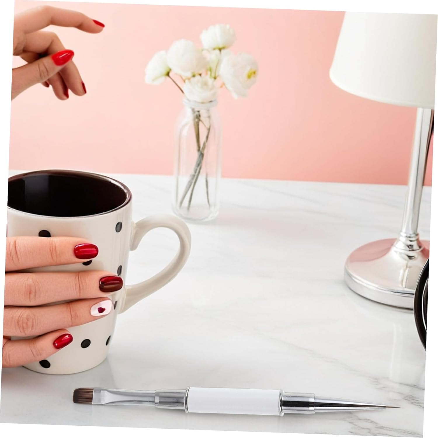 3Pcs Double Ended Nail Art Brushes Fine Detail Liner Pens for Precise Line Drawing and Gradient Effects Versatile Nail Brush Tools for Salon and Personal Manicure Designs image number 1