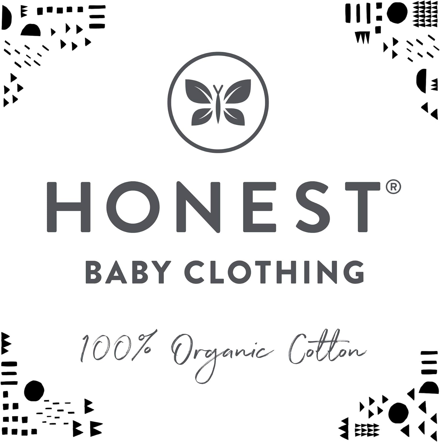 Honestbaby Quilted Baby Blankets Reversible Organic Cotton for Infant Boys, Girls, Unisex, Pattern Play/Sketchy Stripe, One Size