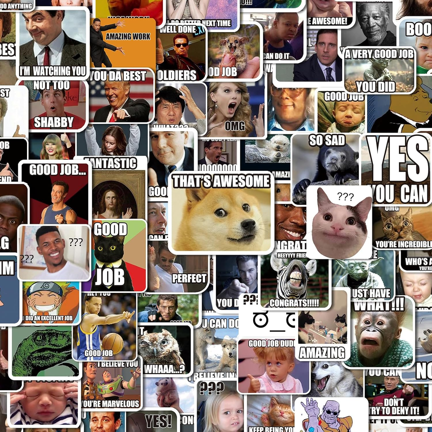 Meme Stickers/Meme Reward Stickers for Teachers 200Pcs No Repetition image number 4