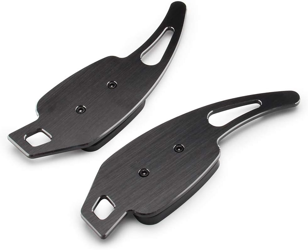 2 Pcs Steering Wheel Shift Blade Paddle Shifter Extension Compatible with Audi A4 S4 Q2 Q5 Q7 image number 4