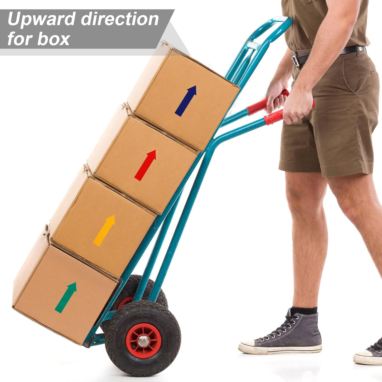 Arrow Floor Decals, 56 PVC Directional Adhesive Signs, Removable Adhesive Arrow Floor Decal Marking Stickers, 1.6X4.8In image number 3