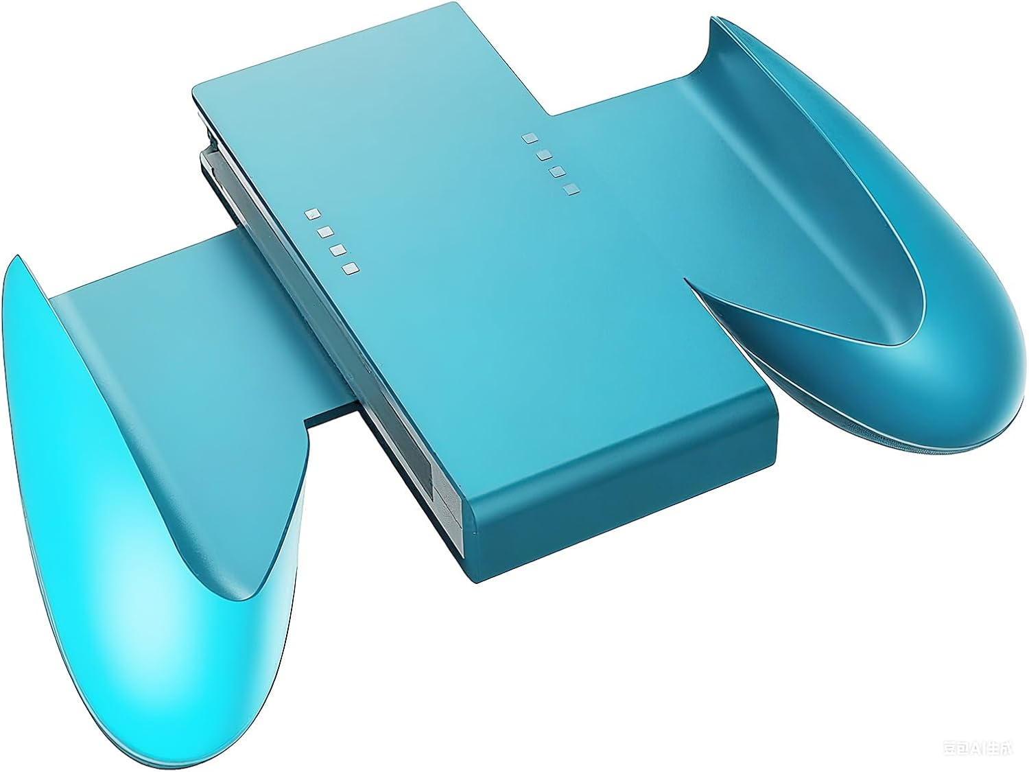 Syekcl Switch Grip Handle Bracket Support Holder, Hand Grips for Nintendo Switch Controllers Joycon Comfort Grip Compatible with Nintendo C (Black and Blue)