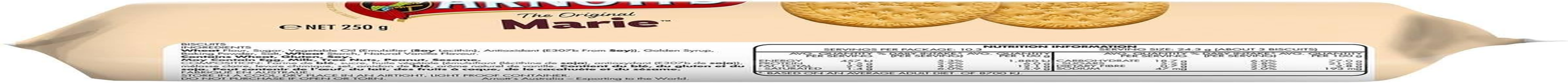 Arnotts Marie Biscuit 250G image number 2