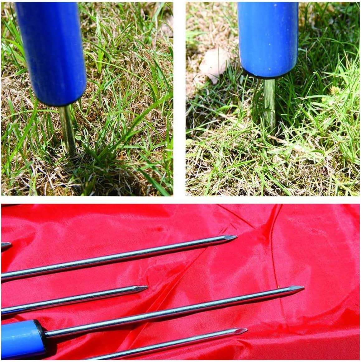 12Pcs Dog Agility Equipment Pet Weave Pole Puppy Interactive Toys Dog Exercise Training Adjustable with Carrying Case image number 4