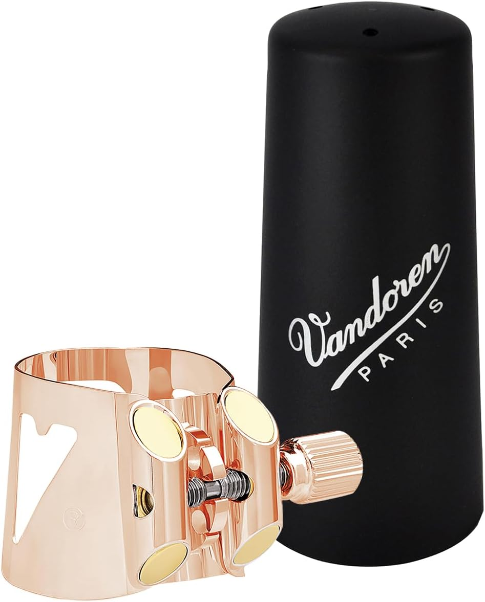 Vandoren Optimum Ligature and Plastic Cap for Bb Clarinet, Black