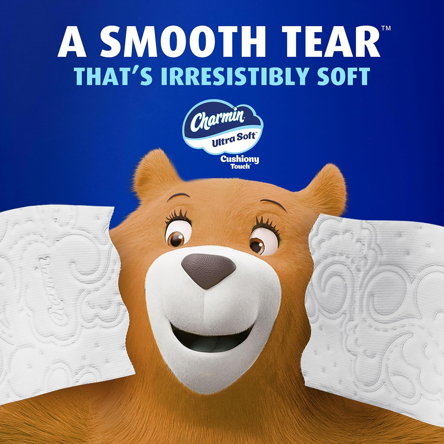 Charmin Ultra Soft Cushiony Touch Toilet Paper, 24 Family Mega Rolls (Equal to 123 Regular Rolls) image number 1