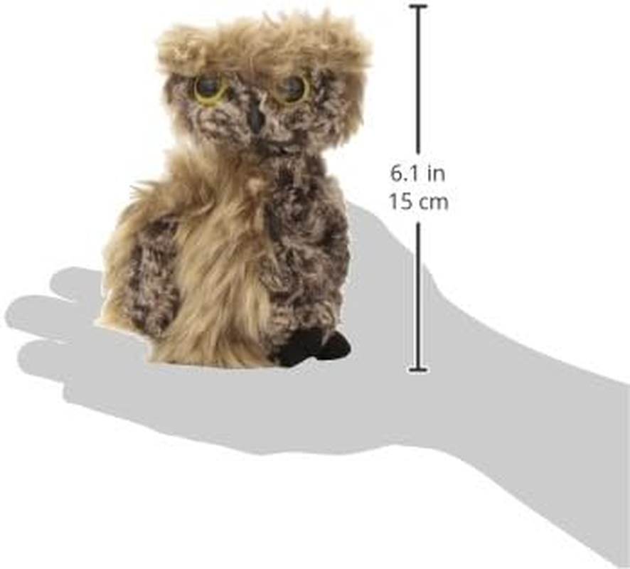 Folkmanis Screech Owl Puppet with Turning Head image number 1