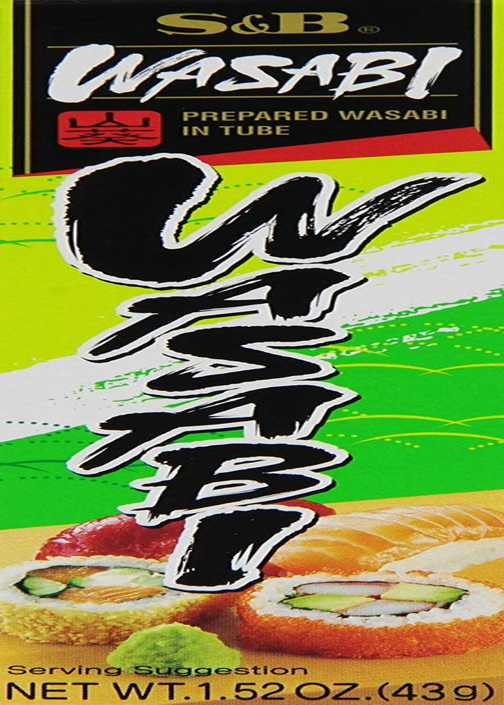 S&B Prepared Wasabi in Tube, 43 G