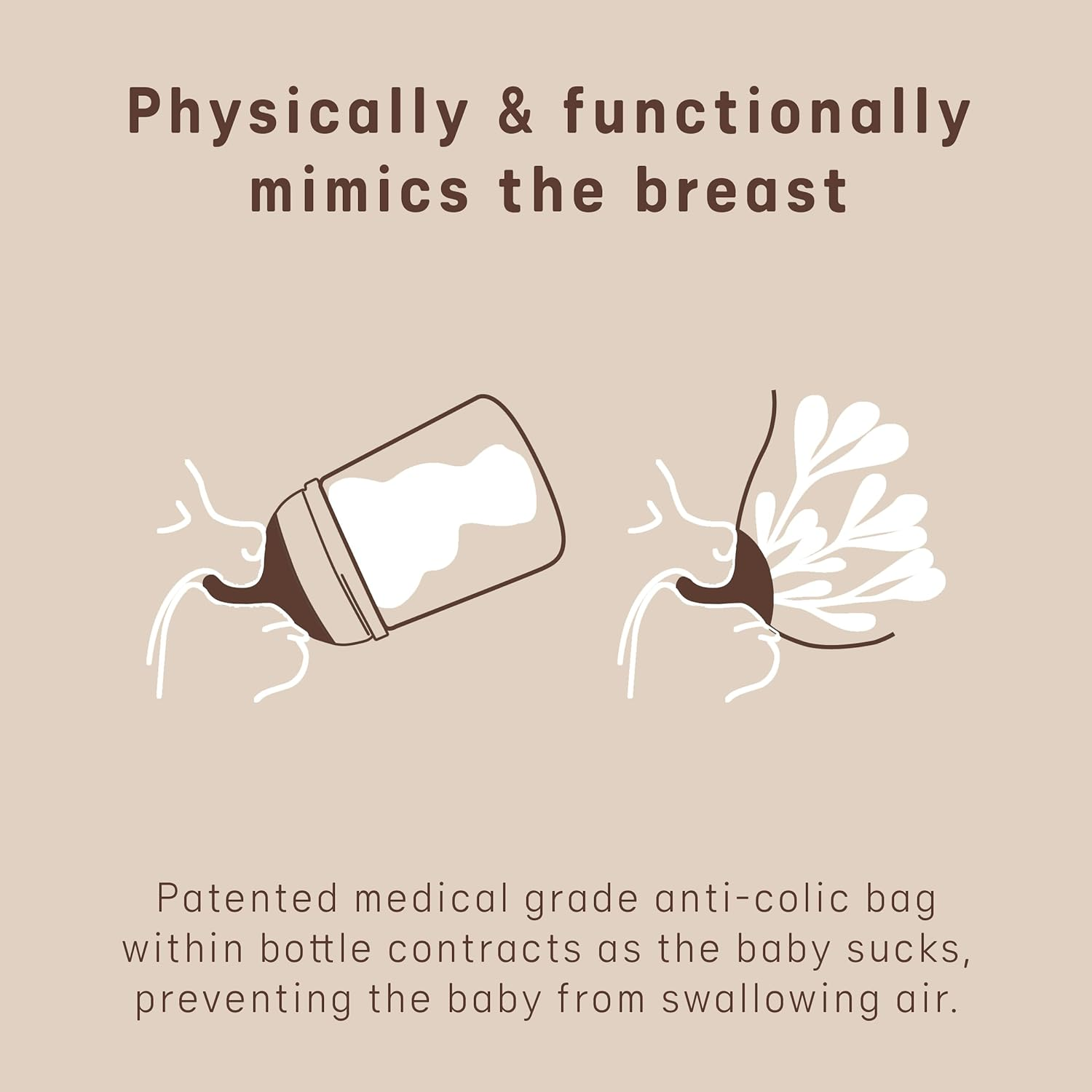 Suavinex Zero Zero Anti-Colic Slow Flow Silicone Teat - Size S - Pack of 2 - Newborn Baby Bottle Replacement Teats - Ultra-Soft Breast-Like Feel - 0+ Months image number 5