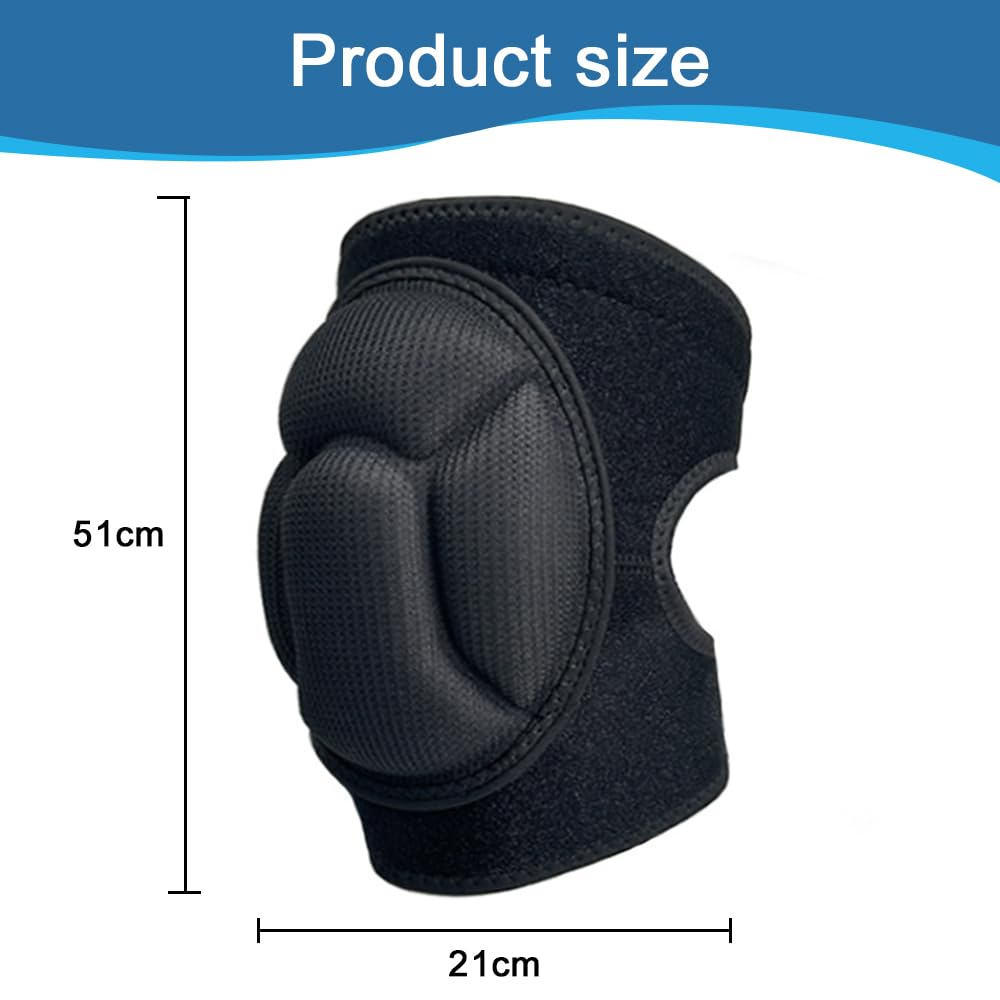 Knee Pads Knee Brace, Adjustable Kneeling Pad, Anti-Slip Kneeling Cushion, Knee Protectors Cushion with Thick EVA Foam Padding for Men and Women Gardening, Carpet (1 Pair) image number 3