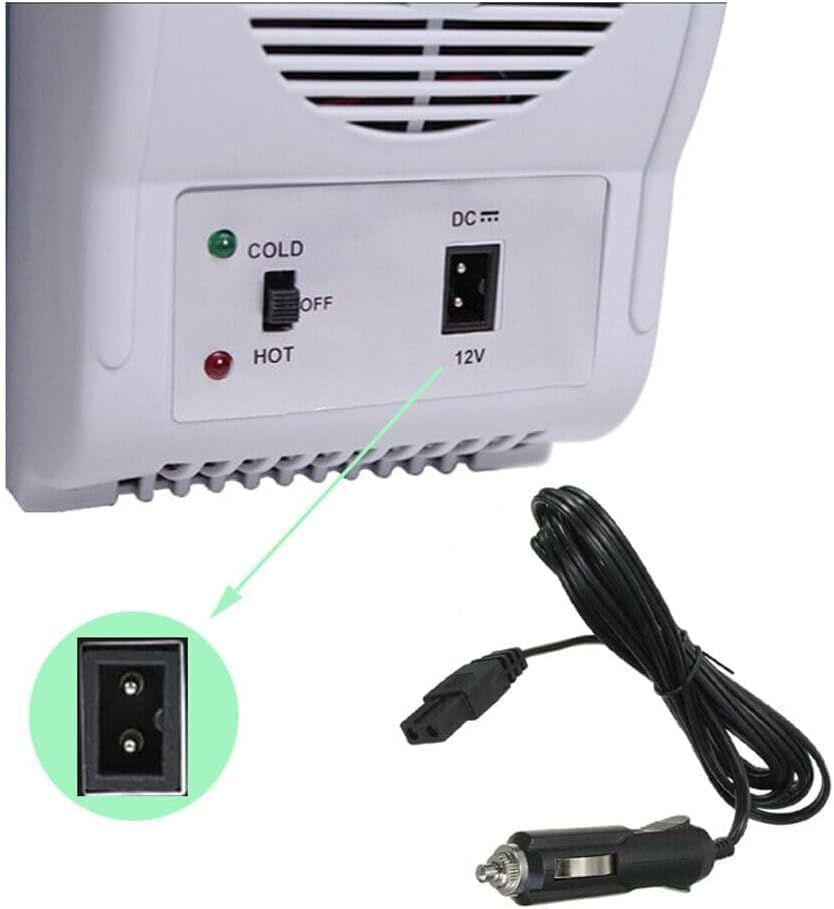 12V 2M Extension Cord Car Cooler Cool Box Fridge DC Cable Power Adapter, 12V Extension Cord Mini Refrigerator 2 Pin Lead Cable Plug Wire image number 1