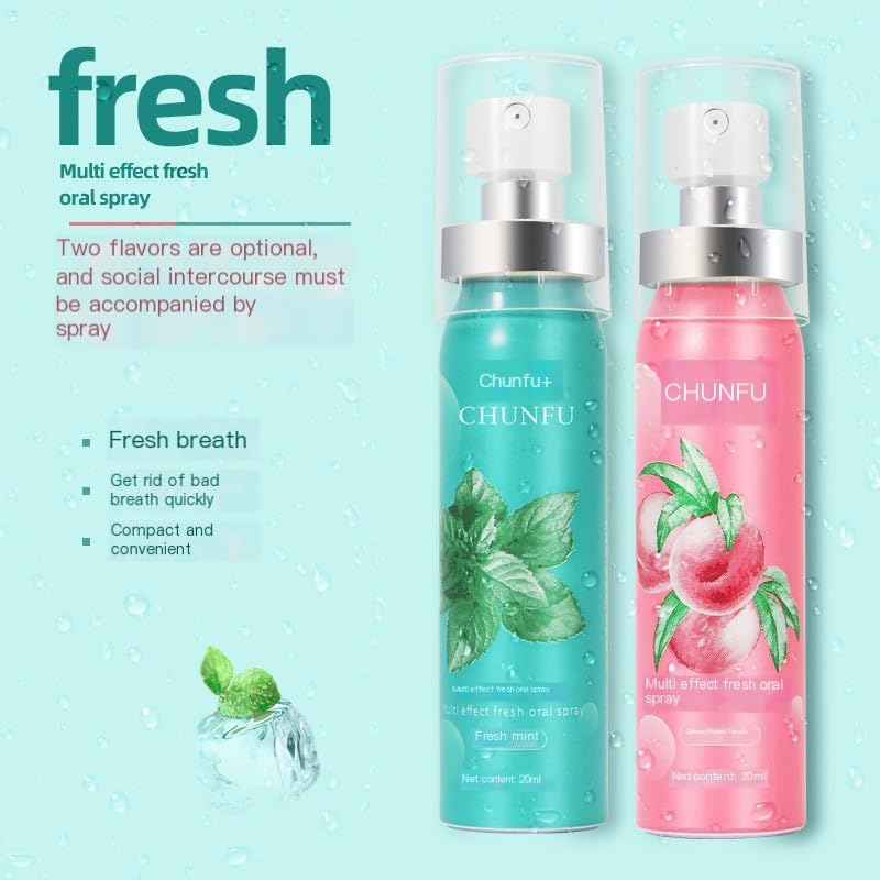 Oral Spray for Breath,20Ml Oral Care Health Spray for Dry Mouth | Mouth Spray Oral Care for Breath Freshening for Camping, Travel Use image number 1