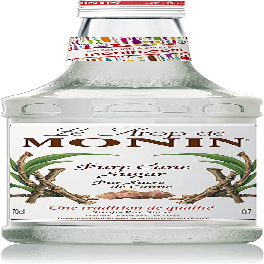 MONIN Cane Sugar Syrup, Pure and Sweet, Great for Coffee, Tea, and Specialty Cocktails, Gluten-Free, Vegan, Non-Gmo, 700Ml image number 1