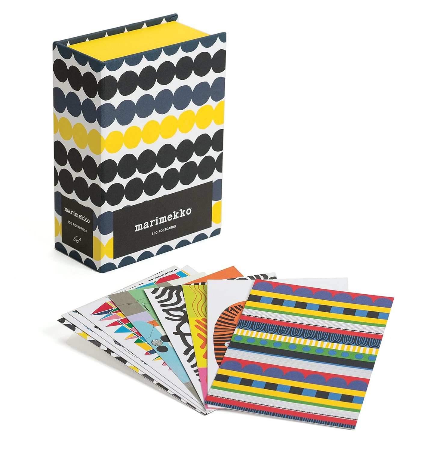 Chronicle Books Marimekko Postcard Box: 100 Postcards (Marimekko Stationery Notecard Set, Blank Postcards for Thank You Notes) image number 1