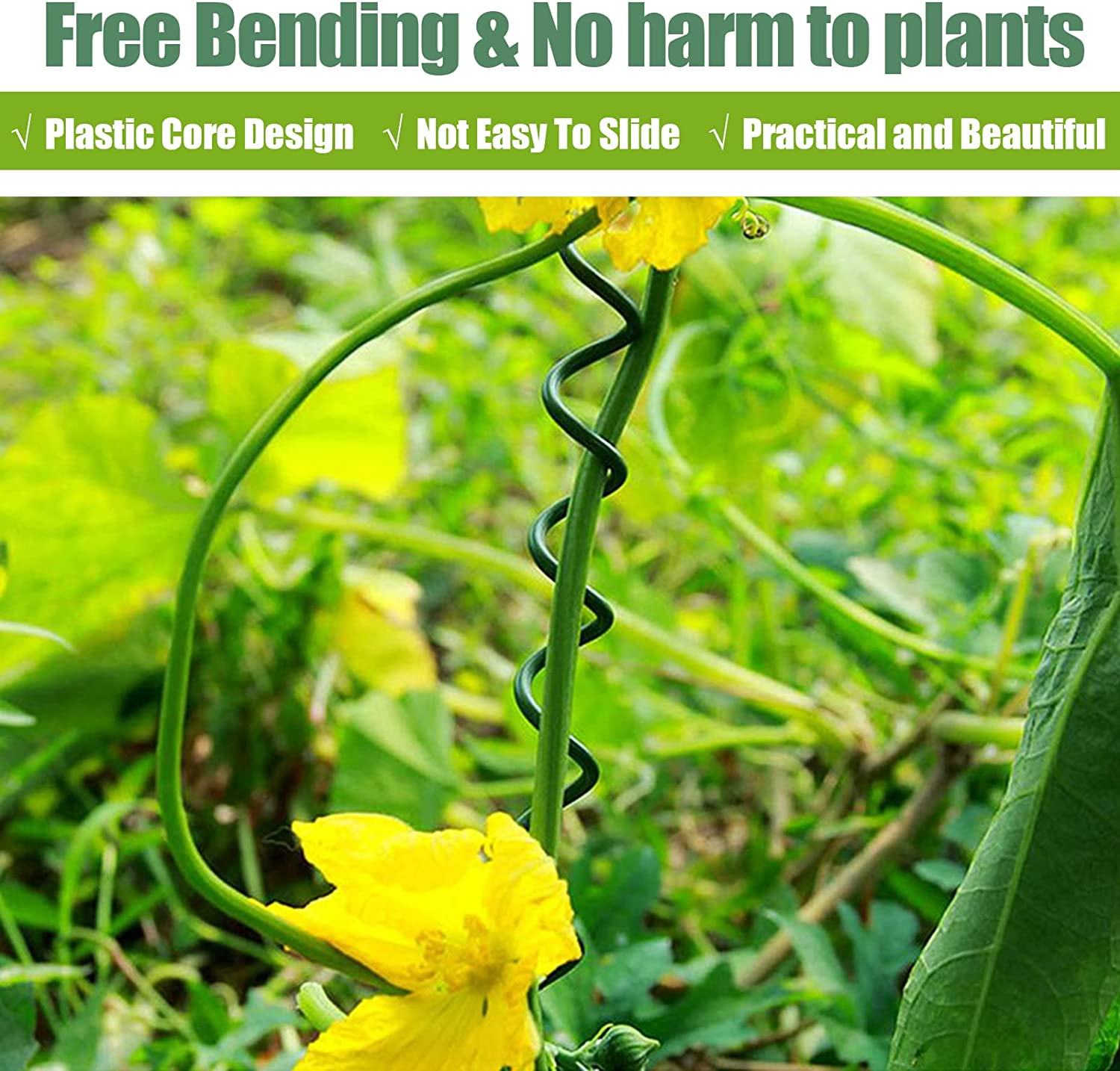 Gardening Plant Wire Twist Ties Plastic Coated Ties for Home Office and Garden (15M Twist Tie &times; 1Pcs (&Phi;1.8Mm)) image number 4