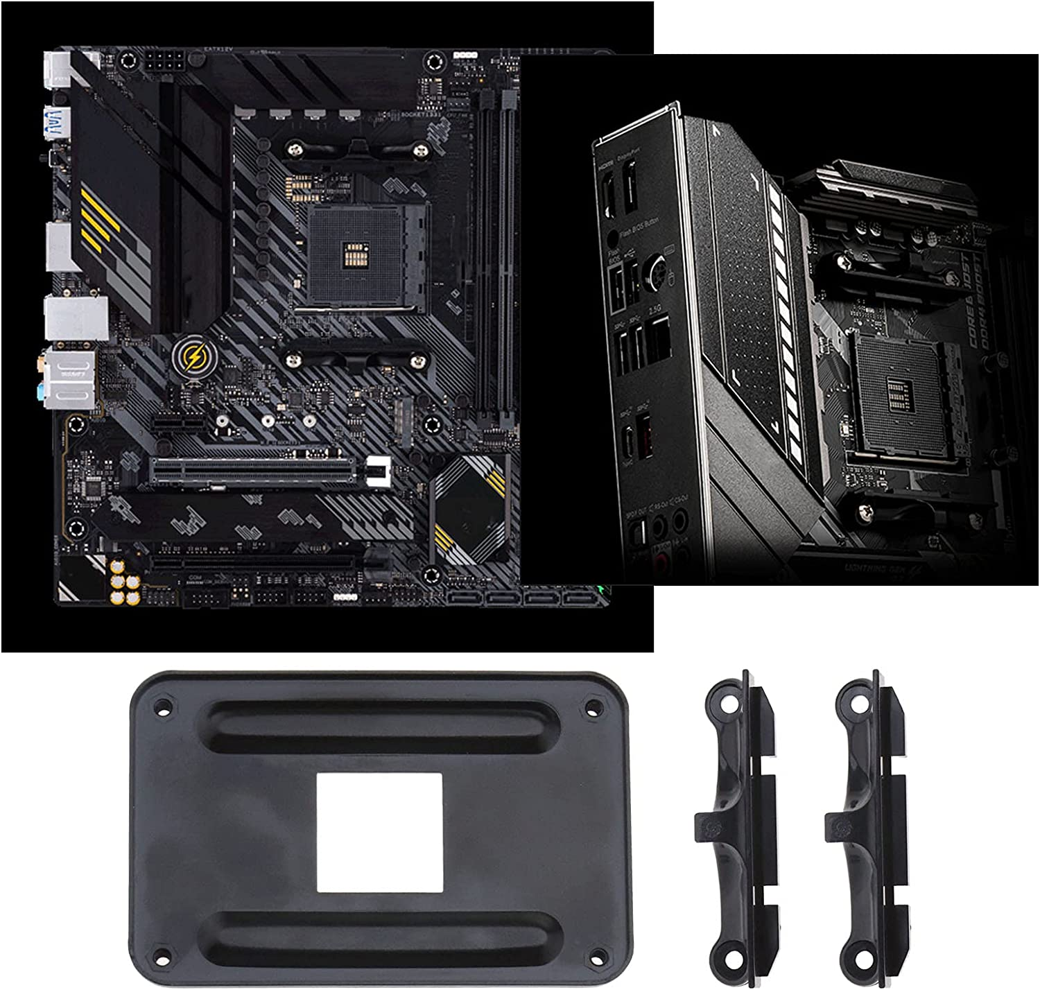 SING F LTD AM4 Backplate CPU Cooler Heatsink Bracket Apply Compatible with AMD B350 X370 A320 X470 image number 5