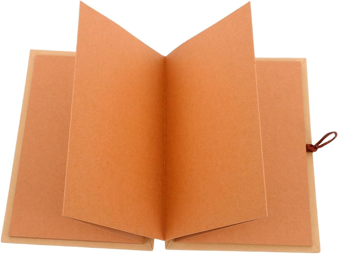 GALPADA Mini Photo Book Scrapbook Kraft Paper Memory Book for Couples Girls Baby Traveling Birthday Holiday image number 4