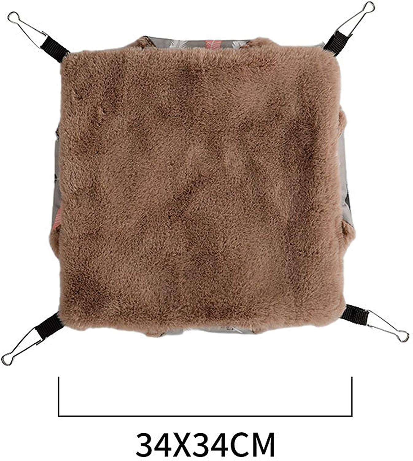 STTQYB Small Pet Cage Hammock, Hanging Bed for Small Animals Pet Cage Hammock Accessories Bedding for Chinchilla Parrot Sugar Glider Ferrets Rat Hamster Rat Playing Sleeping (Plumage Update)