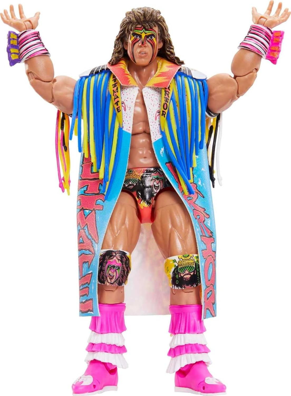 WWE Action Figures Ultimate Edition Warrior Figure and Accessories 6-Inch Collectible WWE Toys​​​​ image number 1