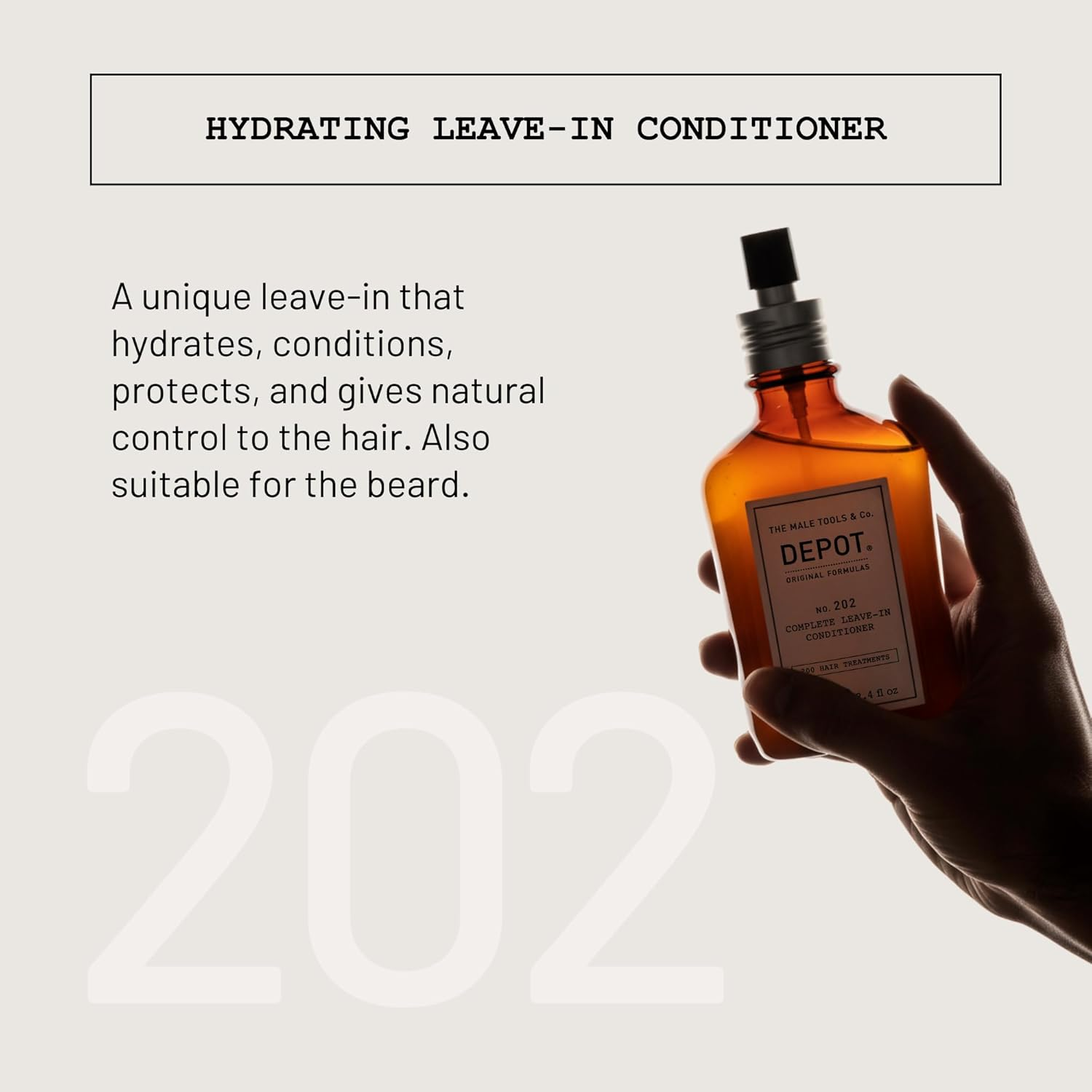Depot Male Tools 202. Complete Leave in Conditioner, 100 Ml image number 2