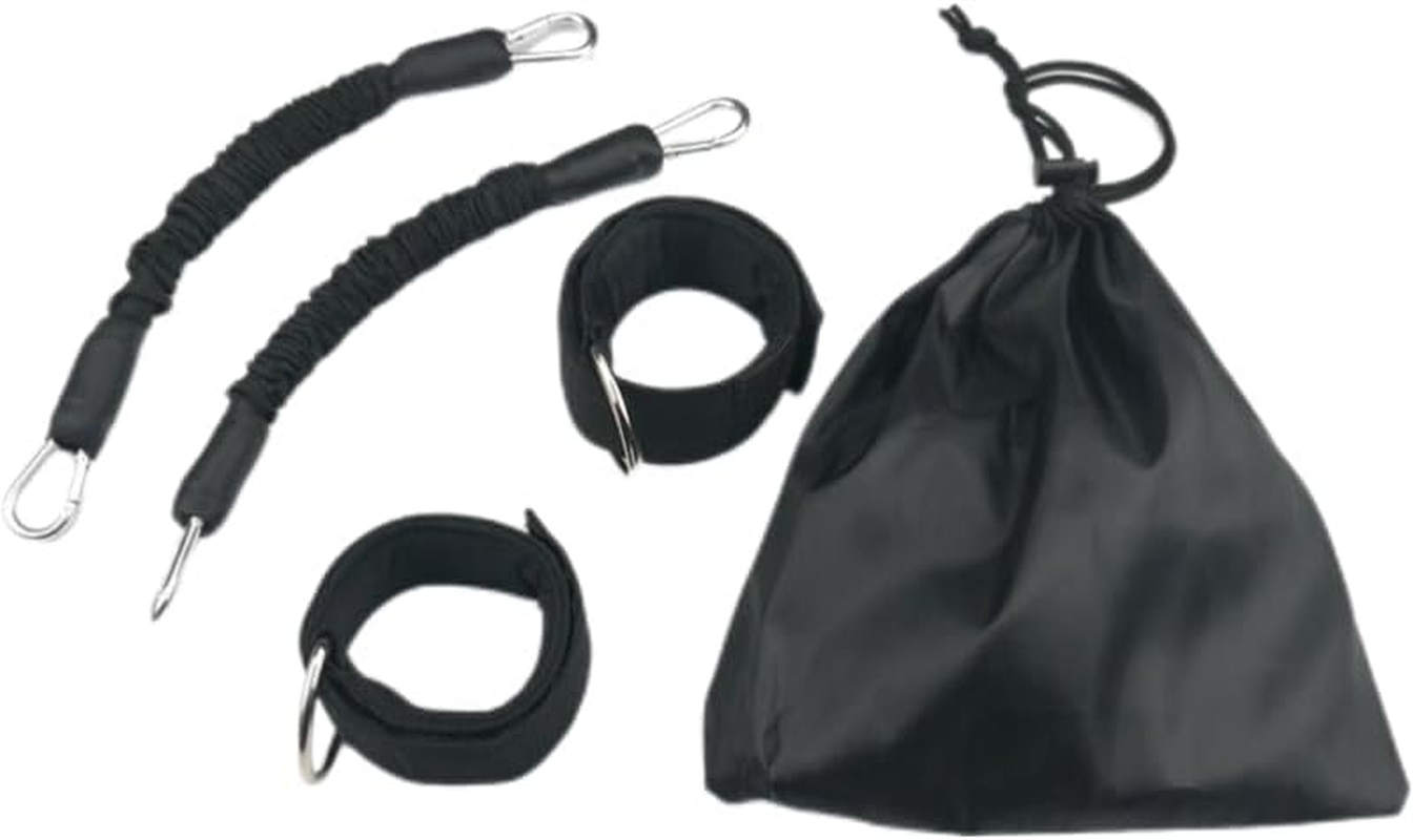 Strength Legs Resistance Bands with Ankle Straps Speed Agility Training for Running Taekwondo Skating Fitness Exercise