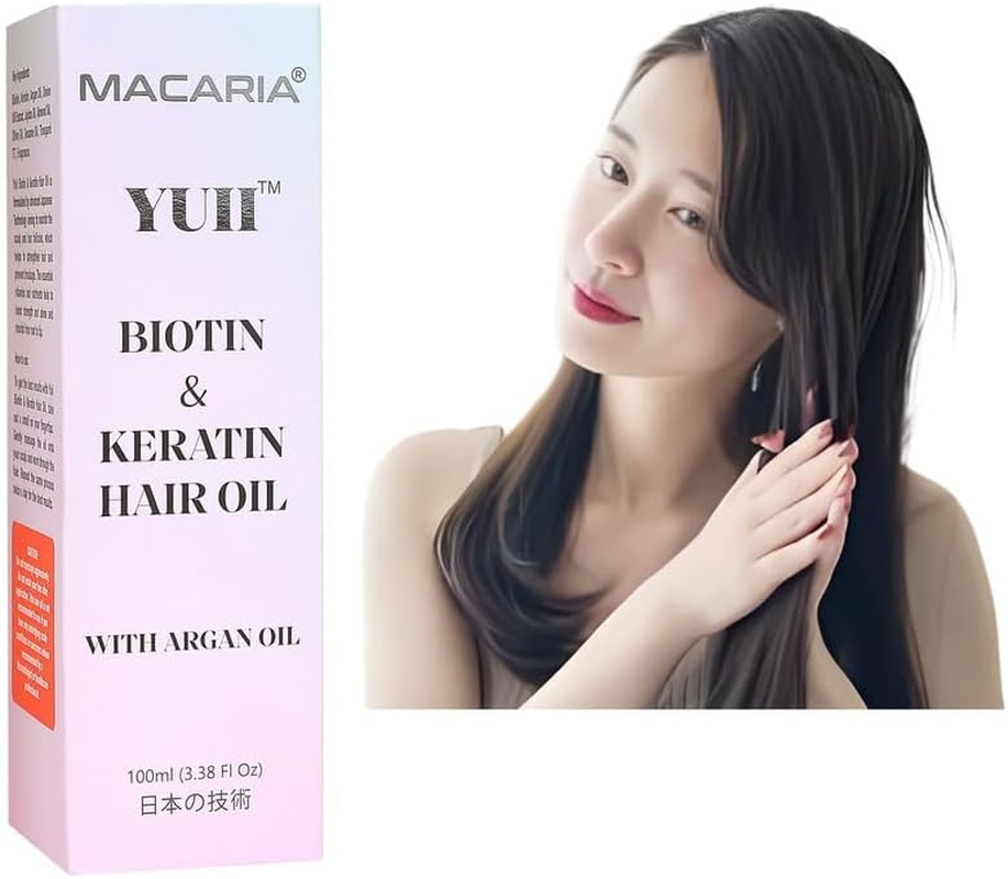 YUII Hair Oil Biotin Keratin & Argan Oil image number 4