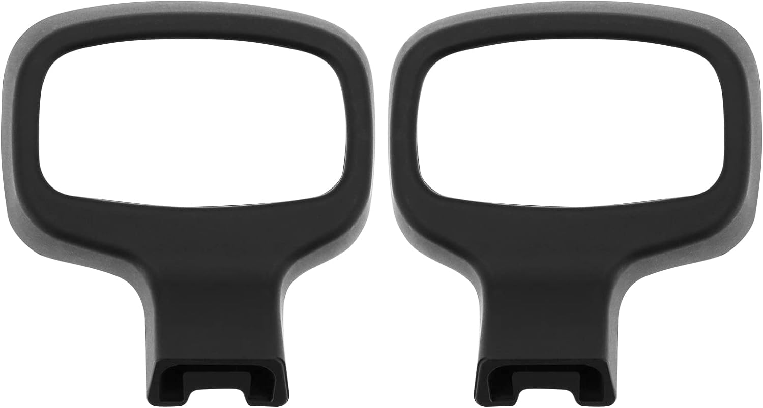 Emsea 2Pcs Seat Adjustment Handles Replacement 3C0881253A9B9 3C0881254A9B9 Compatible with VW Amarok/Beetle/Caddy 3 Car Seat Recliner Handle