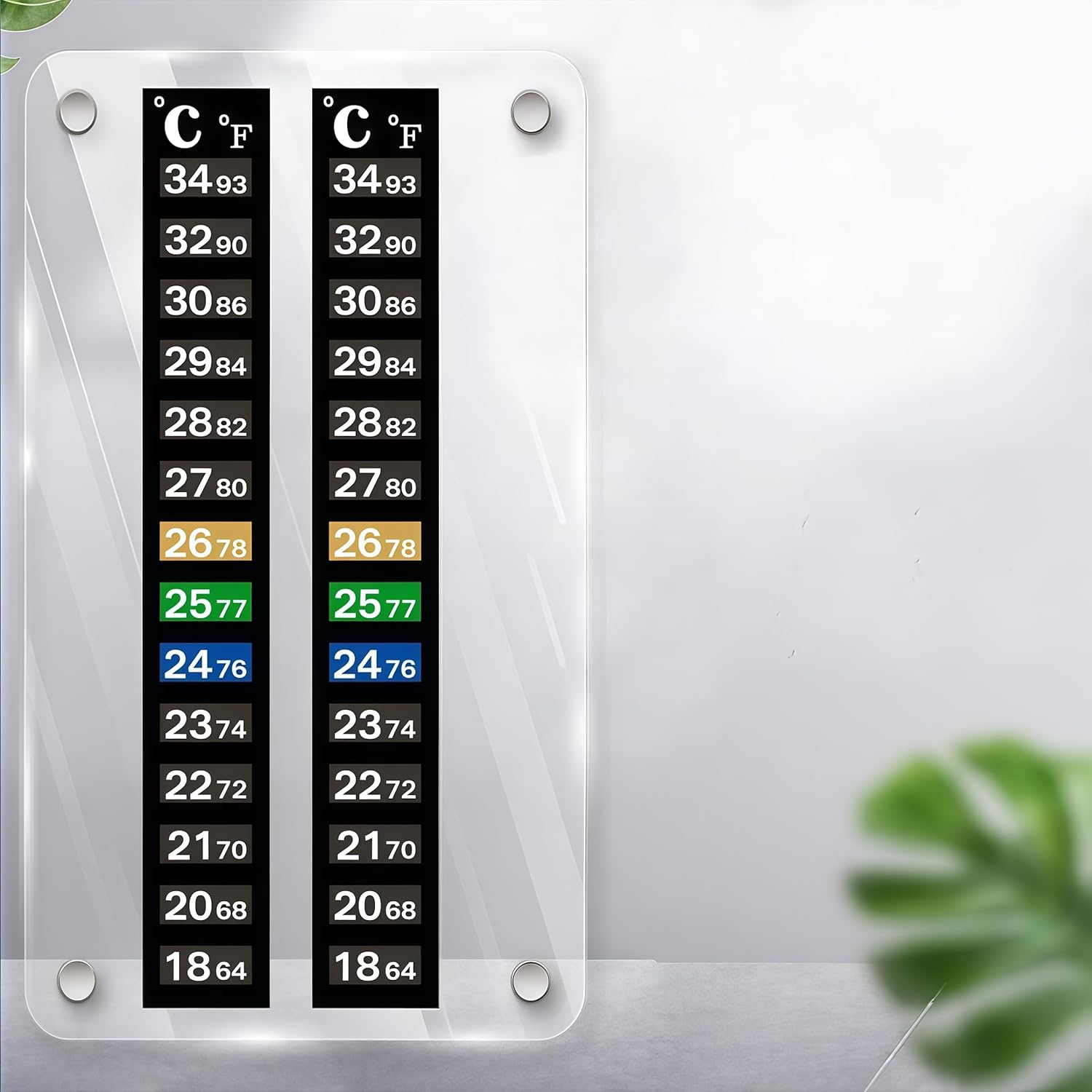 10 PCS Digital Stick on Aquarium Fish Tank Fridge Thermometer Control Stickers Sticker Temperature Products Measurement image number 2