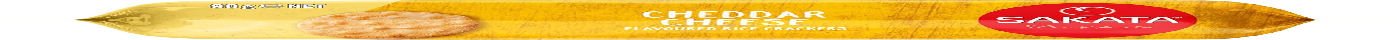 Sakata Cheddar Cheese Flavoured Rice Crackers 90 G image number 2