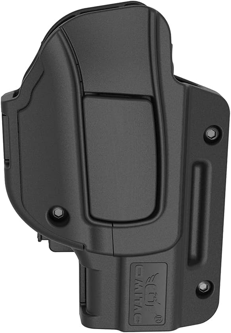 Glock 19 Belt Clip Holster, OWB for Glock 19 23 32 Gen 1-5, Tactical Right Hand Auto Lock Released outside Waist image number 3