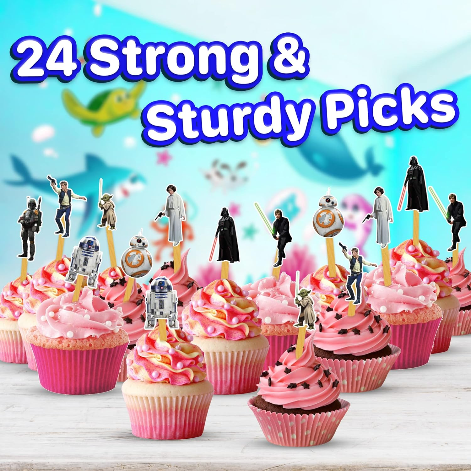 24X Cupcake Topper Picks (STAR WARS) image number 2