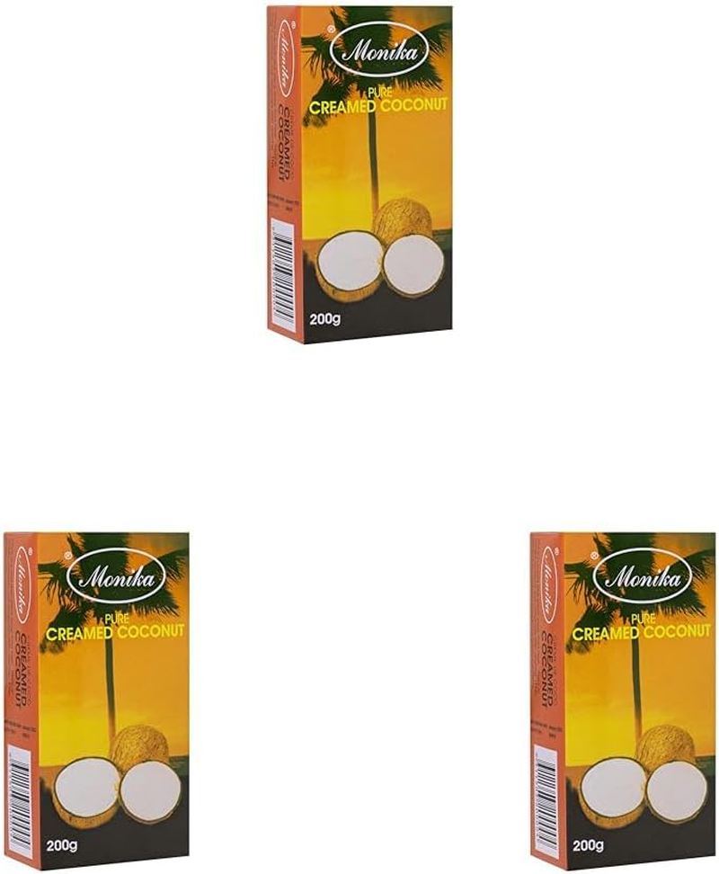 Monika Creamed Coconut Block, 200 G