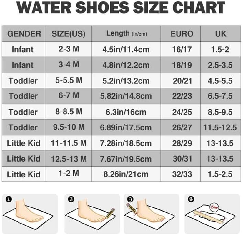 JOTO Water Shoes for Kids, Children Barefoot Quick-Dry Aqua Water Socks Slip-On Swim Beach Shoes for Girls and Boys Toddler -Navywhale image number 2