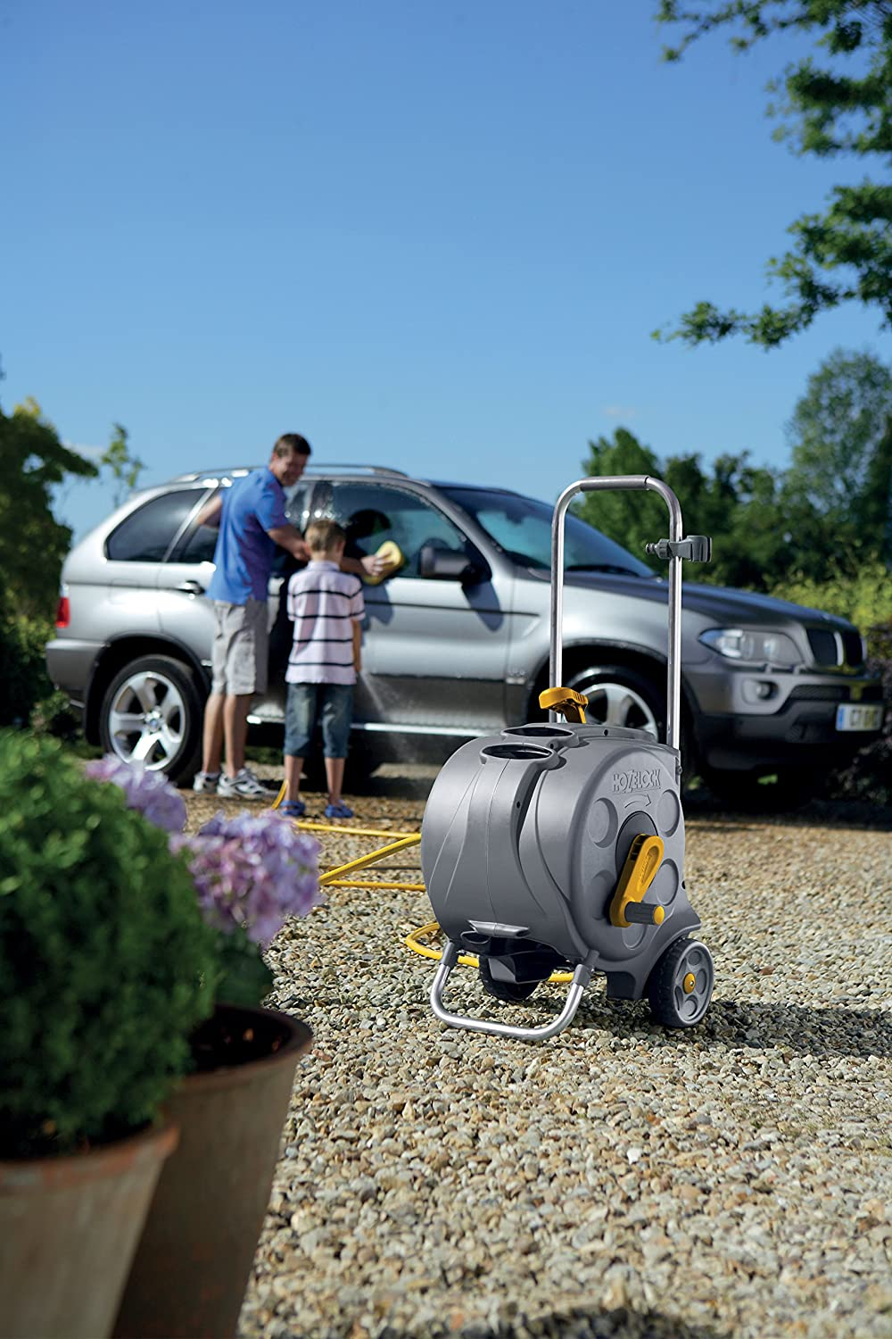 Hozelock 2416R0000 Compact Hose Cart