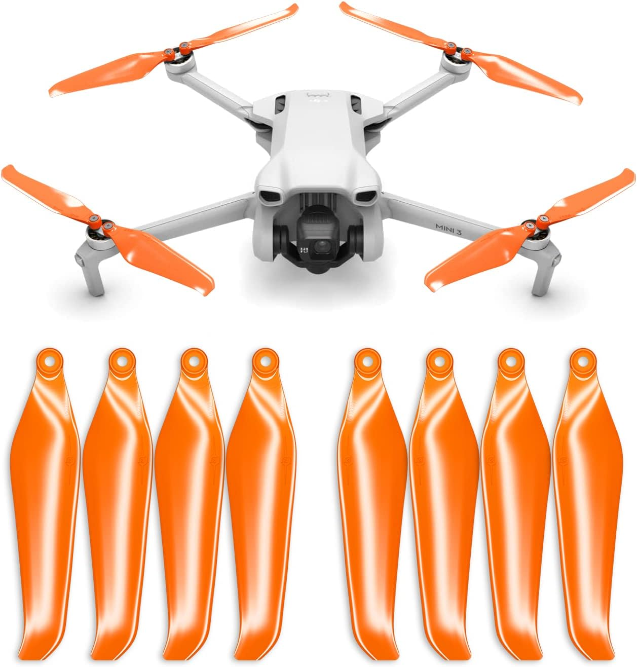 Master Airscrew Stealth Propellers for DJI Mini 3 - Black, 4 Propellers in Set