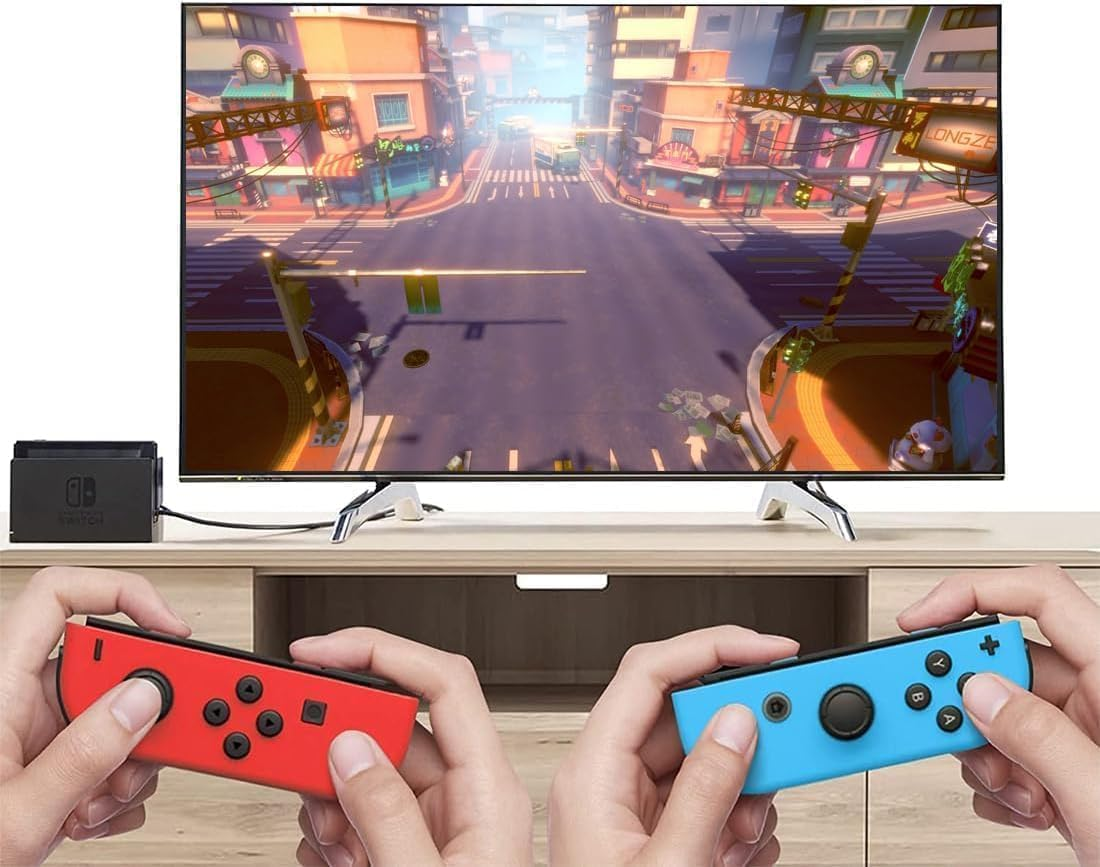 Joy Con Controller for Nintendo Switch Replacement for Nintendo Switch Controller, Compatible with Switch, Wireless Left and Right Joy Con for Switch Nintendo Support Dual Vibration/Wake-Up/Screenshot, Joy Con Controller for Switch OLED Lite image number 5