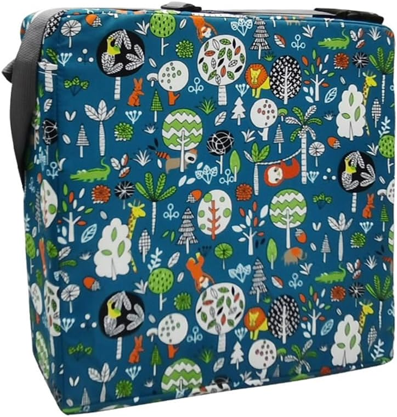 Toddler Booster Seat for Dining Table, Booster Seat for Table with Non-Slip Bottom and Straps, Washable Portable Thick Chair Increasing Cushion for Kids (Style A)