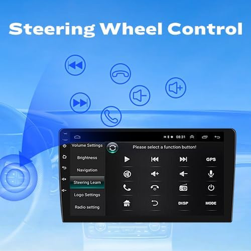 [2G+32G] 9" Carplay Android Auto Touchscreen Autoradio Car Stereo GPS Navigation FM Radio Head Unit Wifi Mirror Link Multimedia Player GPS Radio DSP Formitsubishi Mirage 2012-2018 image number 6