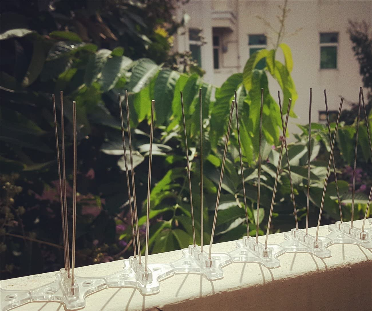Skycabin Stainless Steel Pre-Assembled Bird Spikes for anti Seagull Possume Magpie Covers 4.8M Bird Deterrent Spike Fence to Keep Pigeon off from Garden Balcony Roof Window image number 4