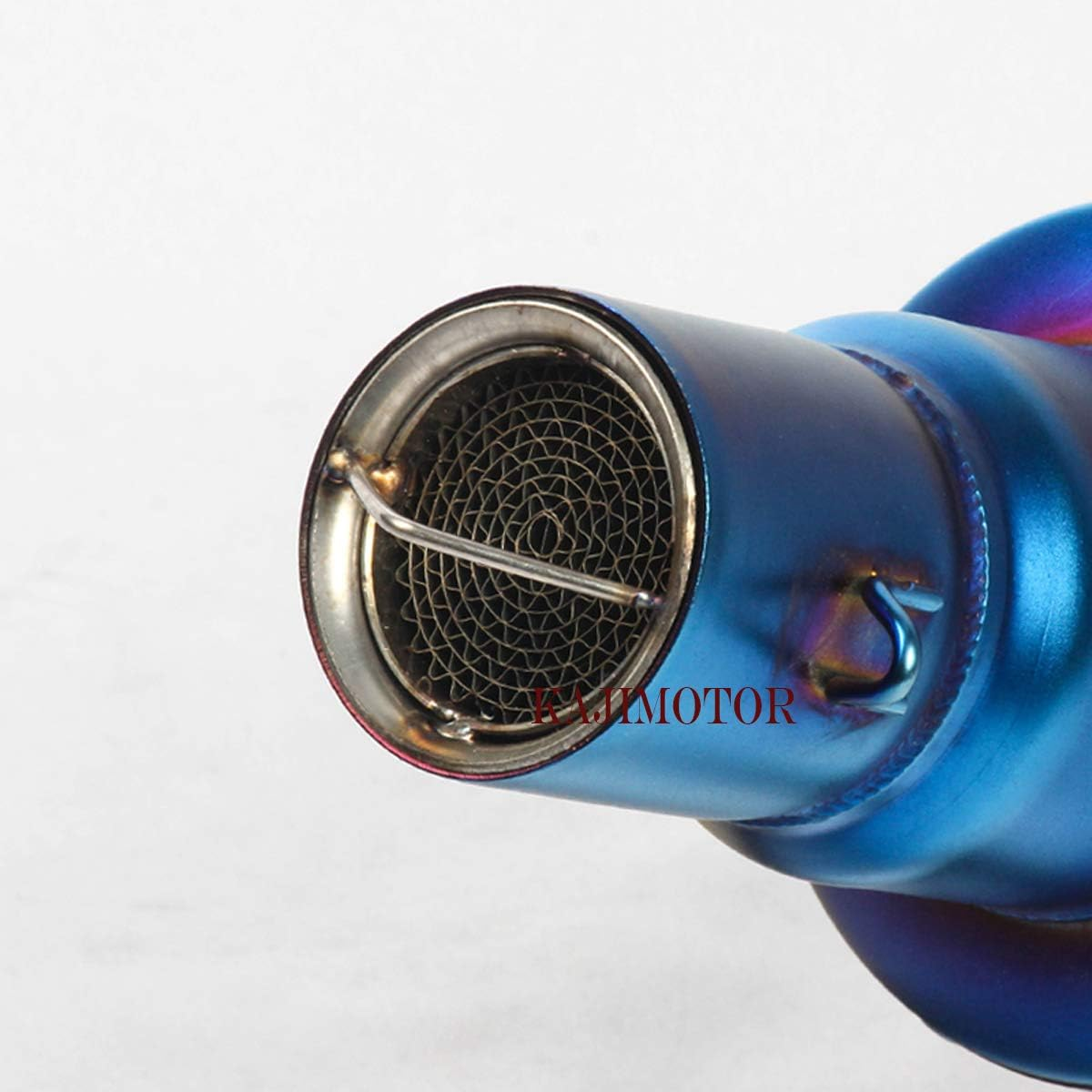 KAJIMOTOR Universal 51Mm Metal Motorcycle Exhaust Can DB Killer Silencer Muffler Baffle