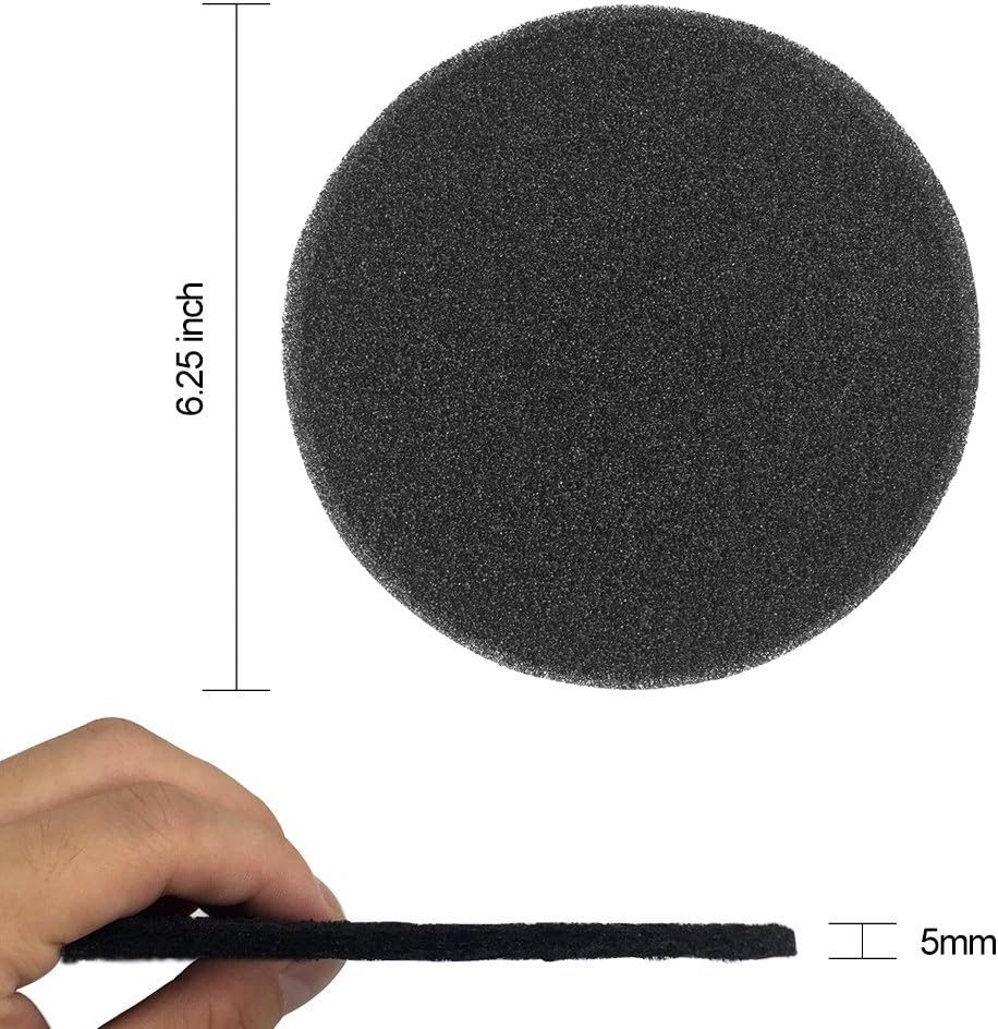 Compost Bin Charcoal Filters, Danzix 8 Packs Kitchen Compost Bucket Activated Charcoal Filters Replacements Sheets