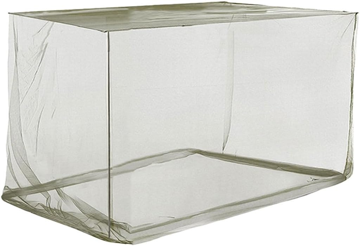 AIMALL Outdoor Single Folding Bed Mosquito Net, Army Green, Light & Breathable, Ultra - Fine Mesh, 2 Sizes image number 3