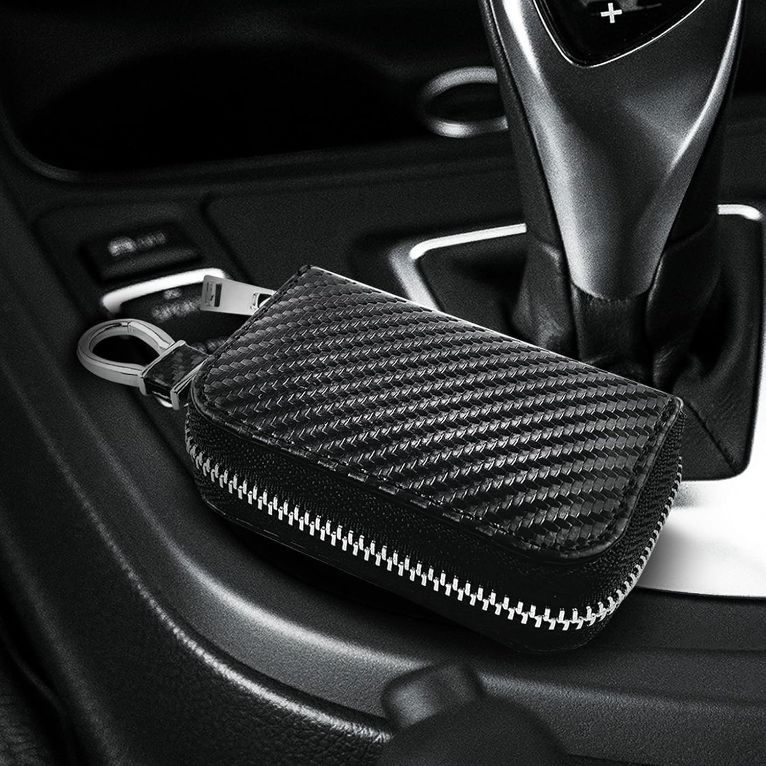 Faraday Car Key Case and Fob Signal Blocking Pouch - Portable RFID Protection, Theft Prevention (Small Box + 1 Key Case) image number 6
