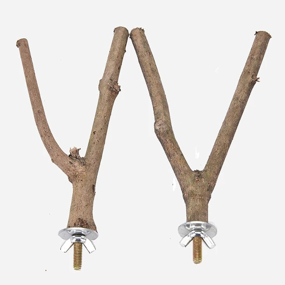 VANZACK 12 Sets Bird Cage Screws Bird Perch Screws Bird Stand Platform Accessories for Building Bird Perch Stand, Hamster Platform Connecting and Fixing to Pet Cage image number 5