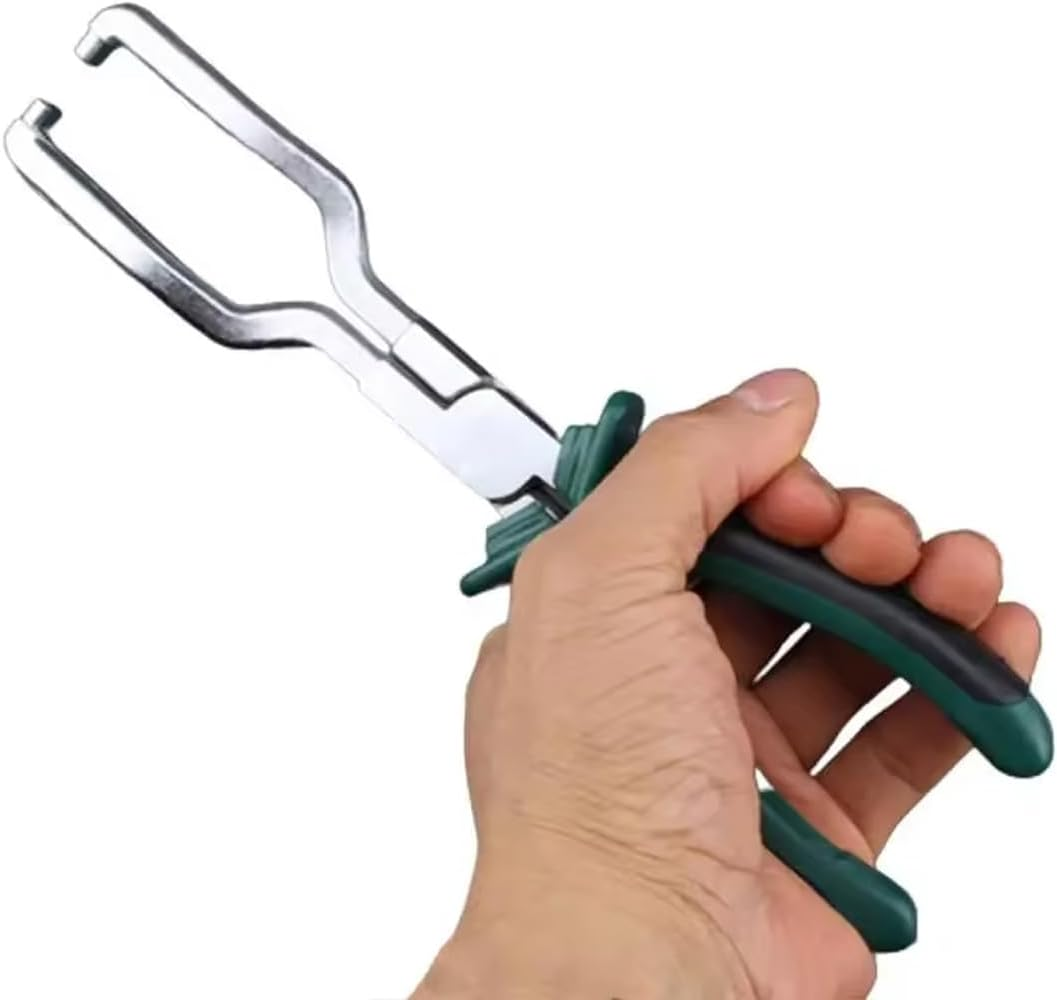 AIMALL Car Repair Tool Special Petrol Fuel Line Pliers Filter Hose Release Disconnect (8.77 Inches) - Green image number 6