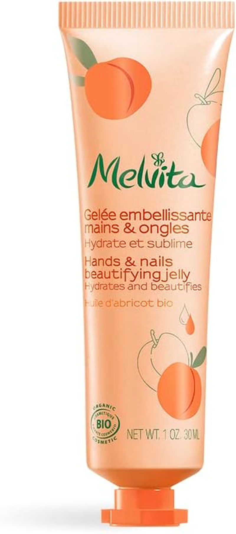Melvita Bio Fruit Hand Cream, Apricot, 1.0 Fl Oz (30 Ml), Other Apricot Scent image number 1